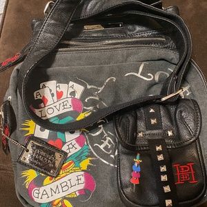 ED HARDY MESSENGER BAG